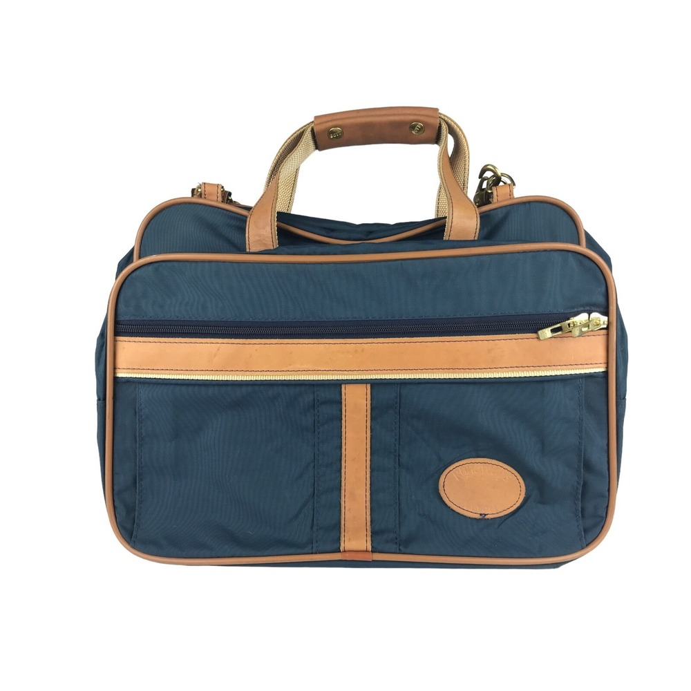 Boyt Unisex‎ Adults Blue Brown Runaways Shoulder Strap Zip Pockets Messenger Bag